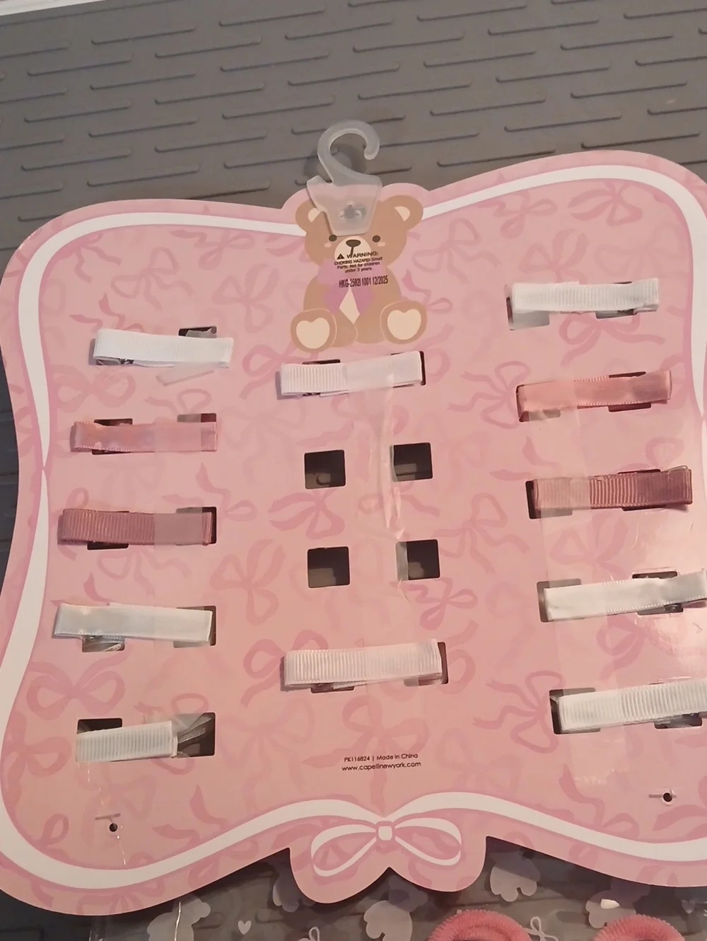 CAPELLI OF NEW YORK, Baby Hair Acessory Set. BOW/CLIPS